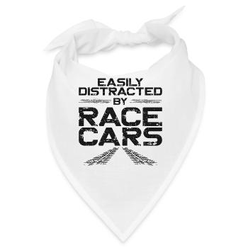 Drag Racing Race Car Vintage - Bandana - Weiß - Vorne