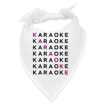 Karaoke Singer Karaoke - Bandana - Weiß - Vorne