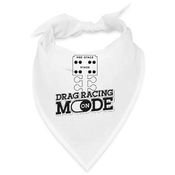Drag Racing Race Car Vintage Drag - Bandana - Weiß - Vorne