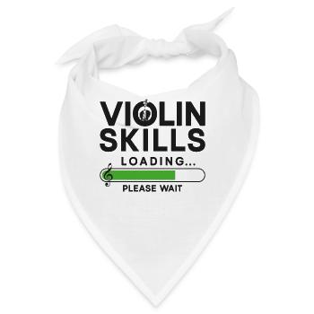 Violin Violinist Violin Skills - Bandana - Weiß - Vorne