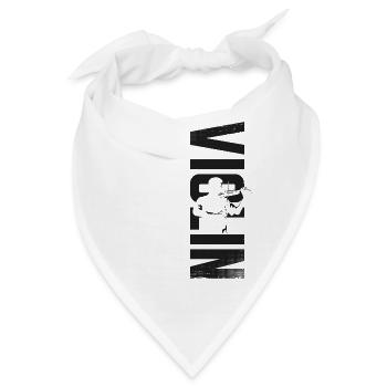 Violin Violinist Violin - Bandana - Weiß - Vorne