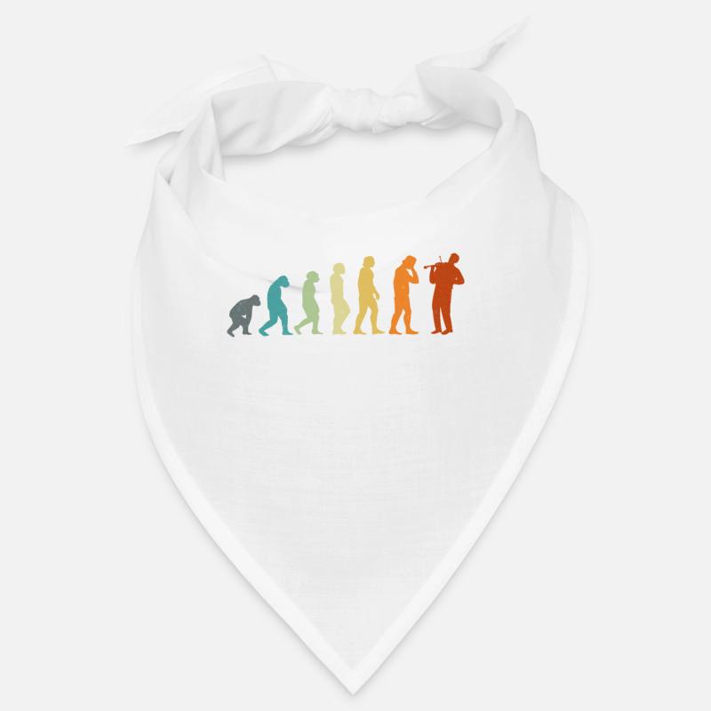 Violin Violinist Evolution Retro Bandana