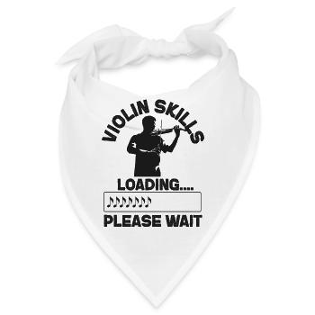 Violin Violinist Violin Skills - Bandana - Weiß - Vorne