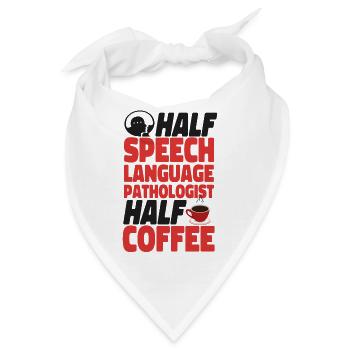 Speech Therapist Therapy Assistant - Bandana - Weiß - Vorne