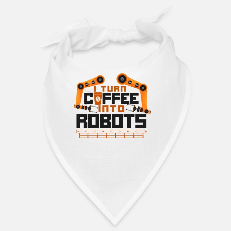 Robot Robotics Engineer Coffee Bandana