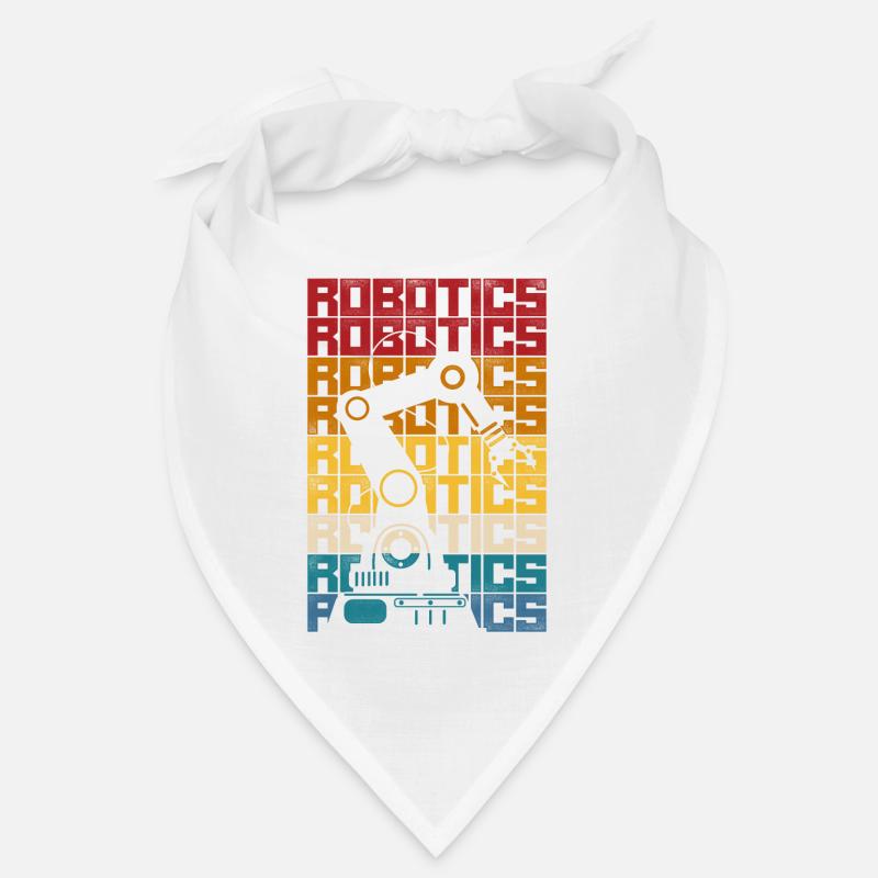 Robot Robotics Engineer Retro Bandana