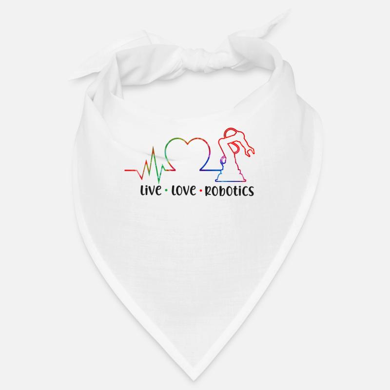 Robot Robotics Engineer Tie Dye Bandana