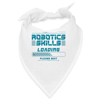 Robot Robotics Engineer Robotics - Bandana - Weiß - Vorne