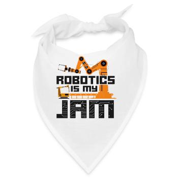 Robot Robotics Engineer Vintage - Bandana - Weiß - Vorne