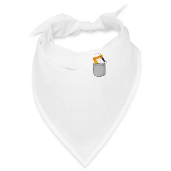 Robot Robotics Engineer Pocket - Bandana - Weiß - Vorne