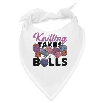 Knitting Knitter Knitting Takes - Bandana - Weiß - Vorne