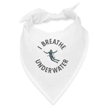 Apnoetaucher Freitaucher Taucher - Bandana - Weiß - Vorne