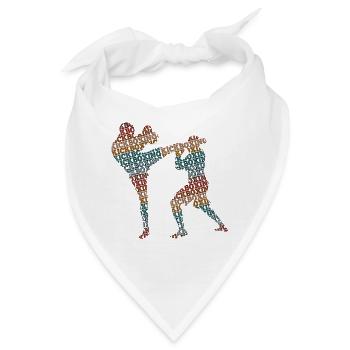 Kickboxing - Bandana - Weiß - Vorne