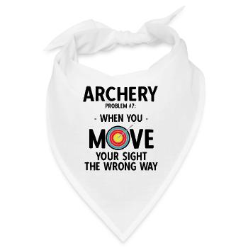 Bogenschießen Archery - Bandana - Weiß - Vorne
