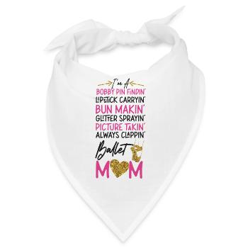 Ballet Dancer Dance Girl Ballerina - Bandana - Weiß - Vorne