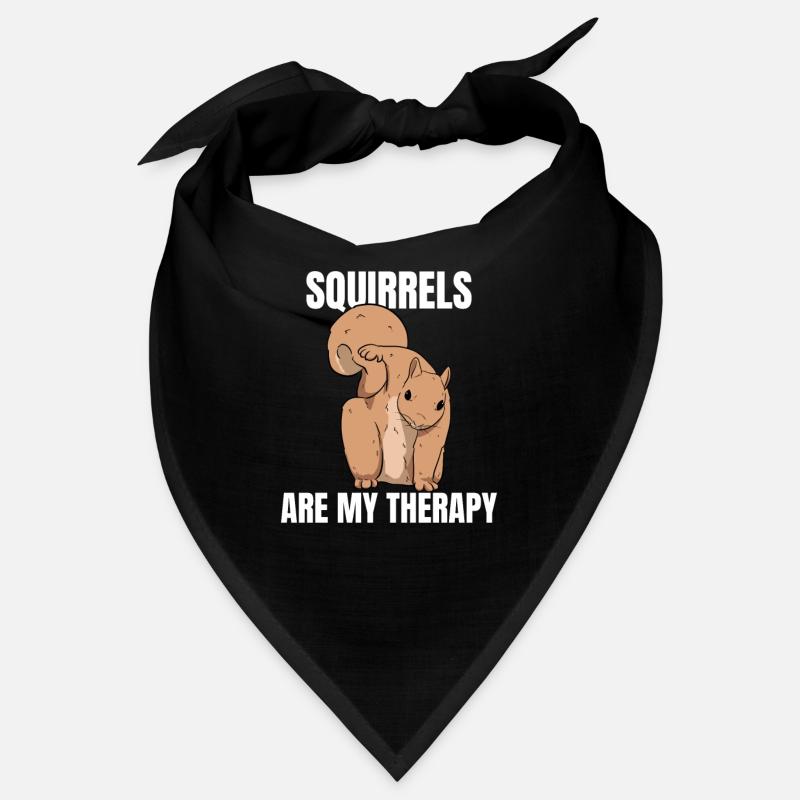 Squirrels Are My Therapy Eichhörnchenliebhaber Bandana