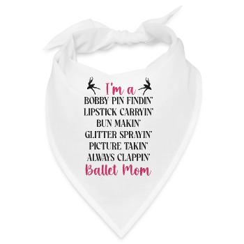 Ballet Dancer Dance Girl Ballerina - Bandana - Weiß - Vorne