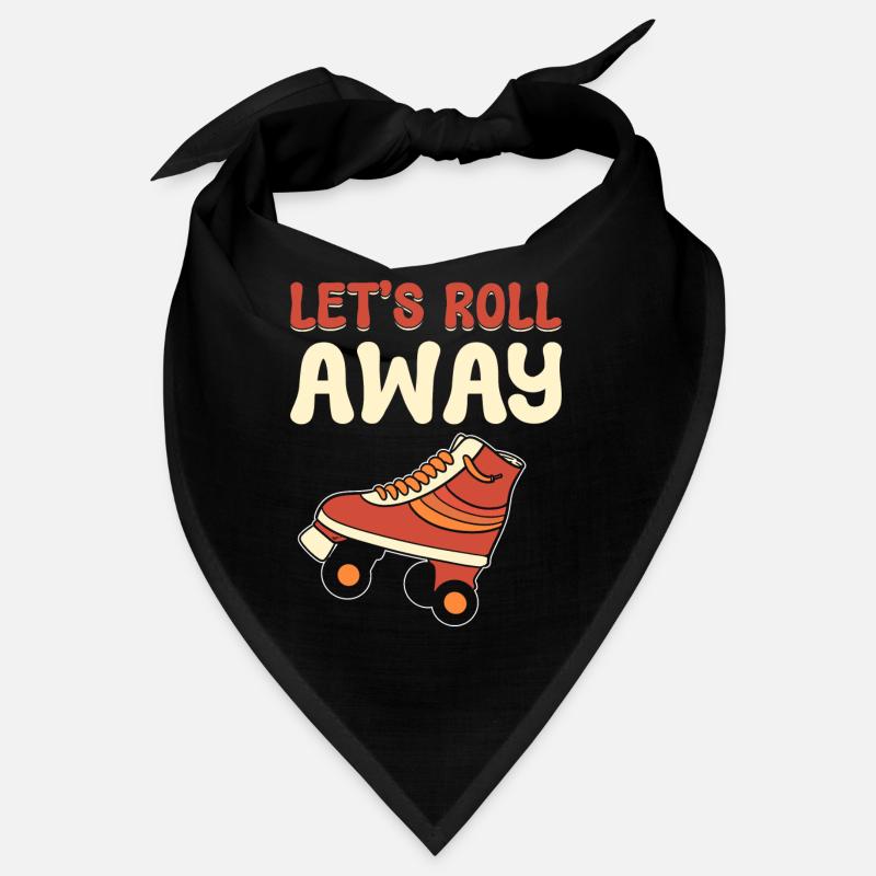 Cute roller skate skating rink companion Bandana