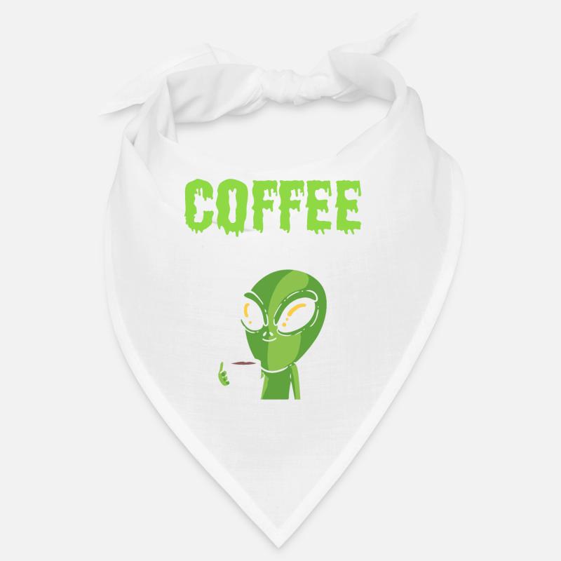 Alien drink coffee coffee addict Bandana