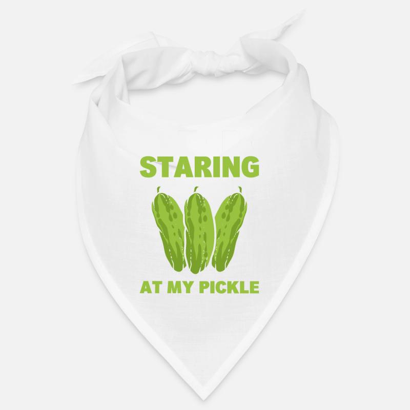 Arrête de regarder mon drôle de mangeur de concombre de cornichon Bandana