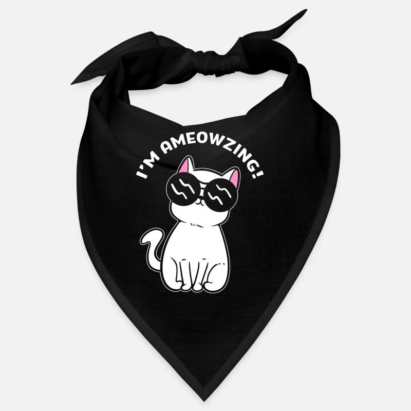 Amazing funny cat cat trainer Bandana