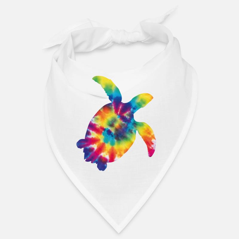Sea Turtle Tortoise Tie Dye Bandana