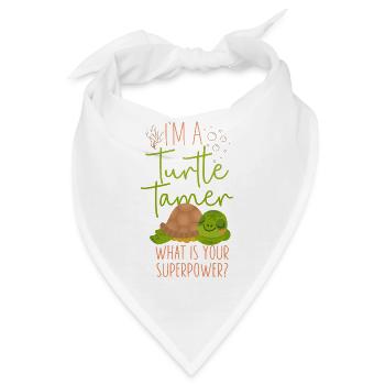 Sea Turtle Tortoise I'm A Turtle - Bandana - Weiß - Vorne