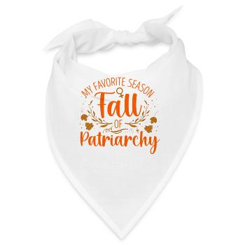 Feminist My Favorite Season Fall - Bandana - Weiß - Vorne