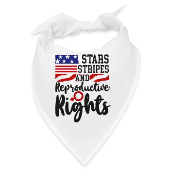 Feminist Stars Stripes & - Bandana - Weiß - Vorne