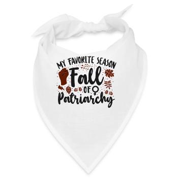 Feminist My Favorite Season Fall - Bandana - Weiß - Vorne