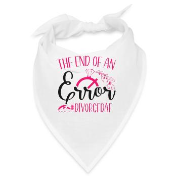 Happy Divorce Party The End Of An - Bandana - Weiß - Vorne
