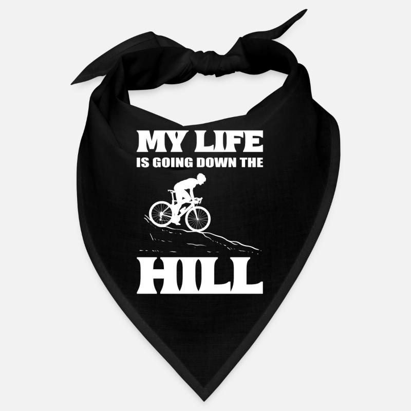 My Life Is Going Down The Hill Radfahrer Bandana
