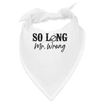 Happy Divorce Party So Long Mr. - Bandana - Weiß - Vorne