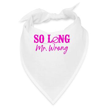 Happy Divorce Party So Long Mr. - Bandana - Weiß - Vorne