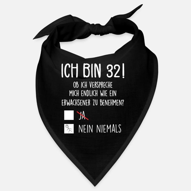 Ich Bin 32! - 32. Geburtstag 32 Bandana