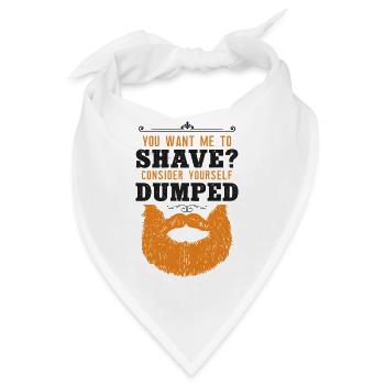 Beard Lover Bearded Man Ginger - Bandana - Weiß - Vorne