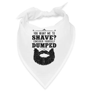 Beard Lover Bearded Man You Want - Bandana - Weiß - Vorne