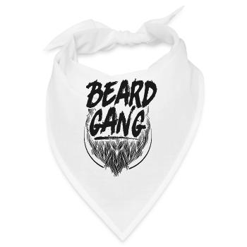 Beard Lover Bearded Man Beard Gang - Bandana - Weiß - Vorne