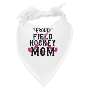 Field Hockey Mom Proud Field - Bandana - Weiß - Vorne