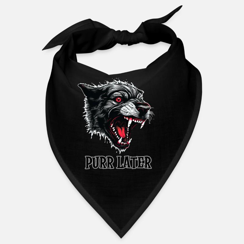 Dämon Schwarze Katze, schnurrt später Bandana