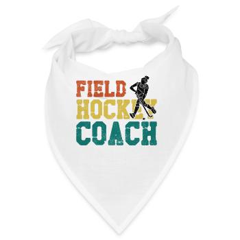 Field Hockey Coach Field Hockey - Bandana - Weiß - Vorne