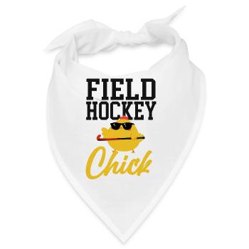 Field Hockey Chicken Field Hockey - Bandana - Weiß - Vorne