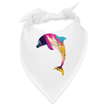 Dolphin - Bandana - Weiß - Vorne