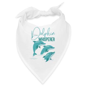 Dolphin Dolphin Whisperer - Bandana - Weiß - Vorne