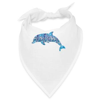 Dolphin - Bandana - Weiß - Vorne