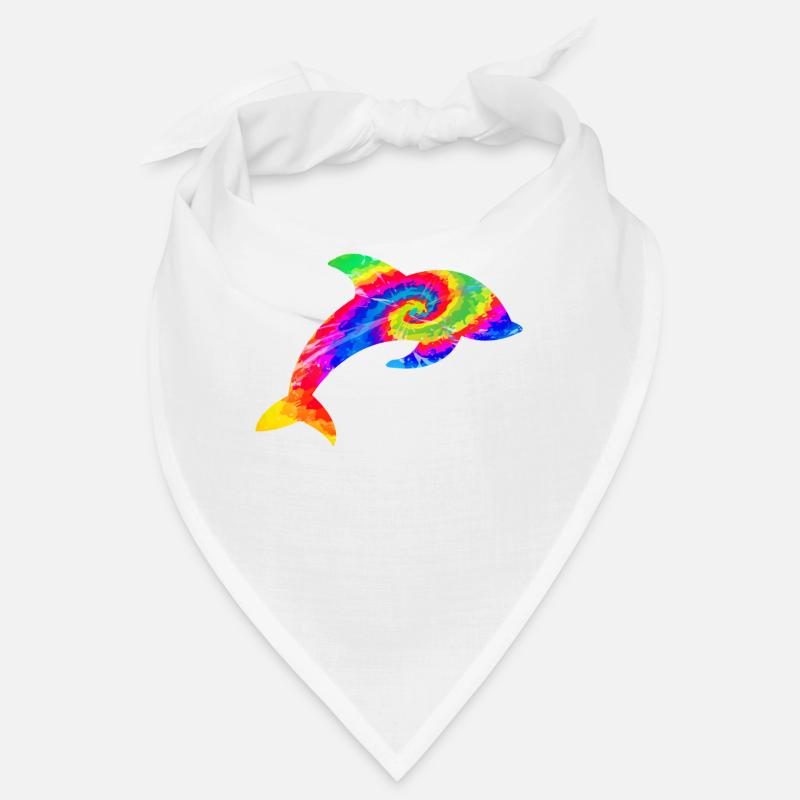 Dolphin Tie Dye Bandana