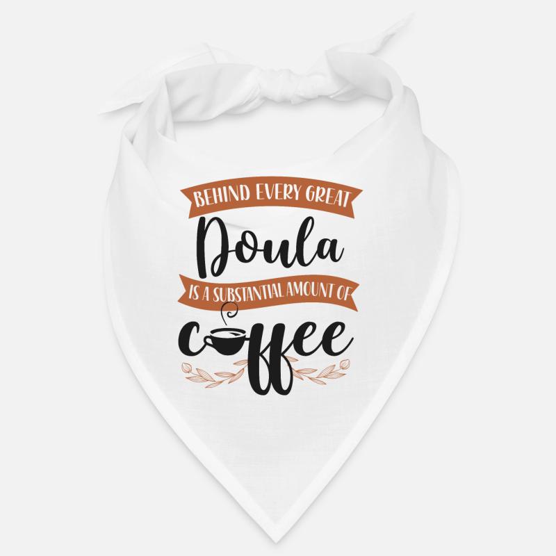Doula Travailleuse De La Naissance Café Derrière Bandana
