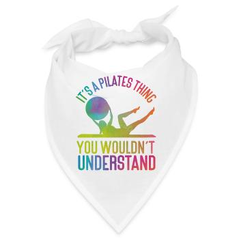 Pilates Instructor Teacher - Bandana - Weiß - Vorne
