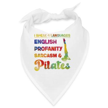 Pilates Instructor Teacher - Bandana - Weiß - Vorne