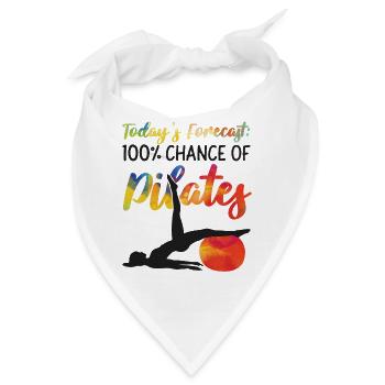 Pilates Instructor Teacher - Bandana - Weiß - Vorne